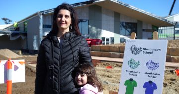 Which design will top the class? Strathnairn Primary seeks public's say on uniform, logo as excitement builds for school's launch