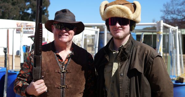 Canberra's cowboy action shooters tote lightning-fast reflexes and a 'flare' for style