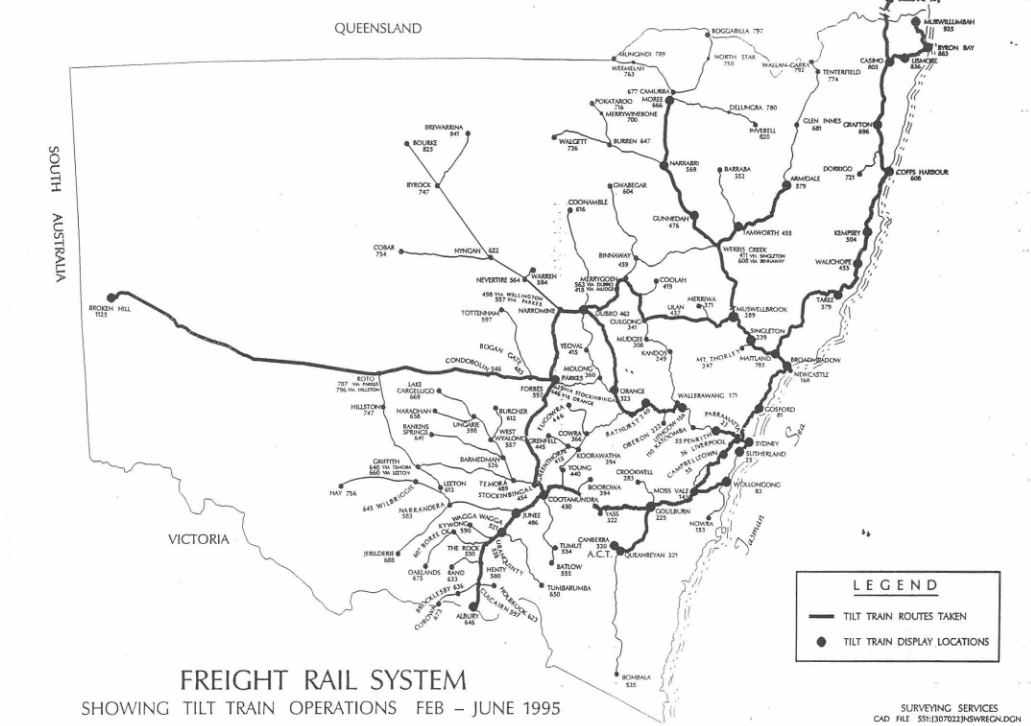 freight rail map tilt train 1995