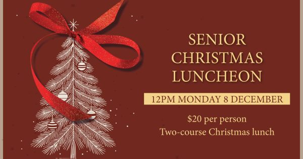 Senior Christmas Luncheon at Southern Cross Club Woden