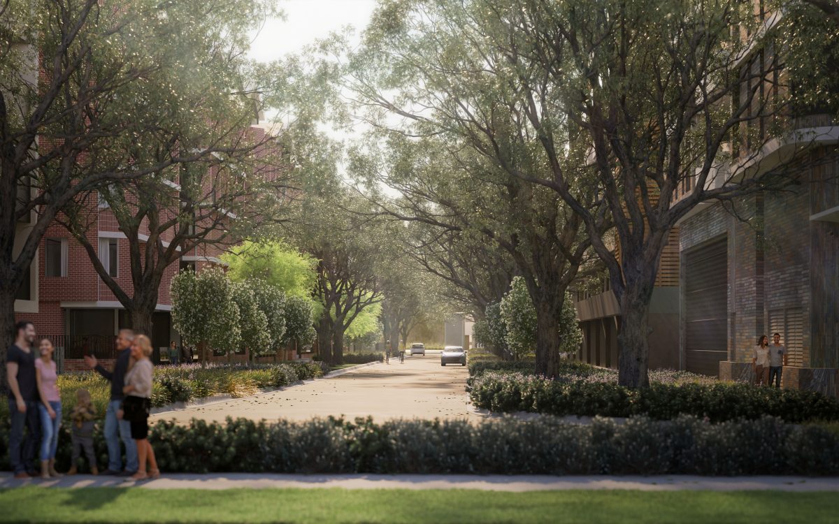 An artist's impression of a retirement village