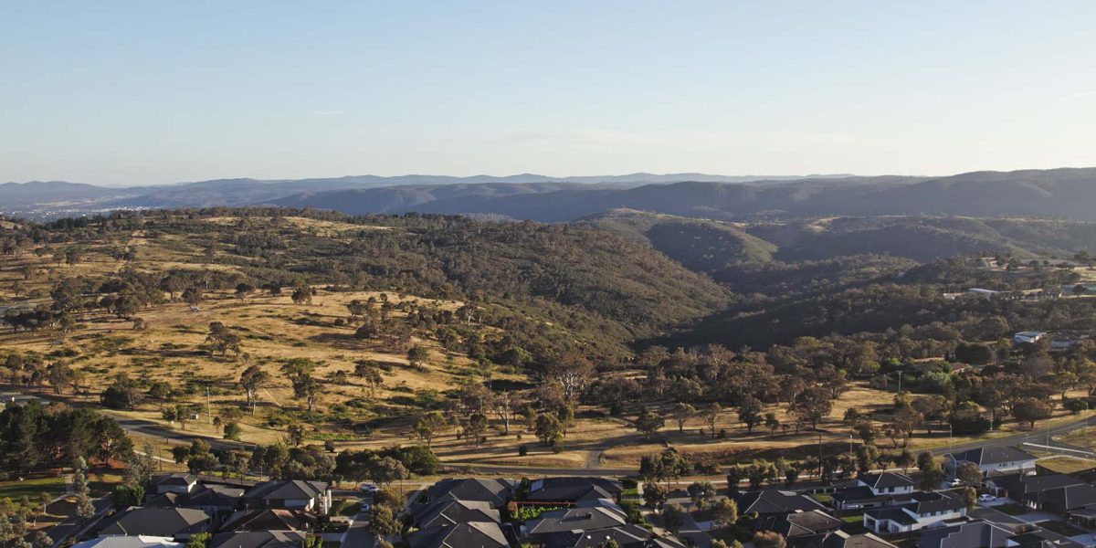 hills surrounding Talpa Estate