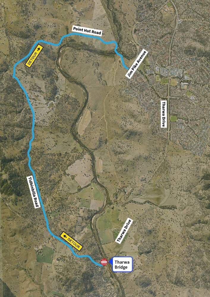 detour map