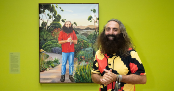 The people spoke: Costa Georgiadis bursts to life in vibrant new portrait