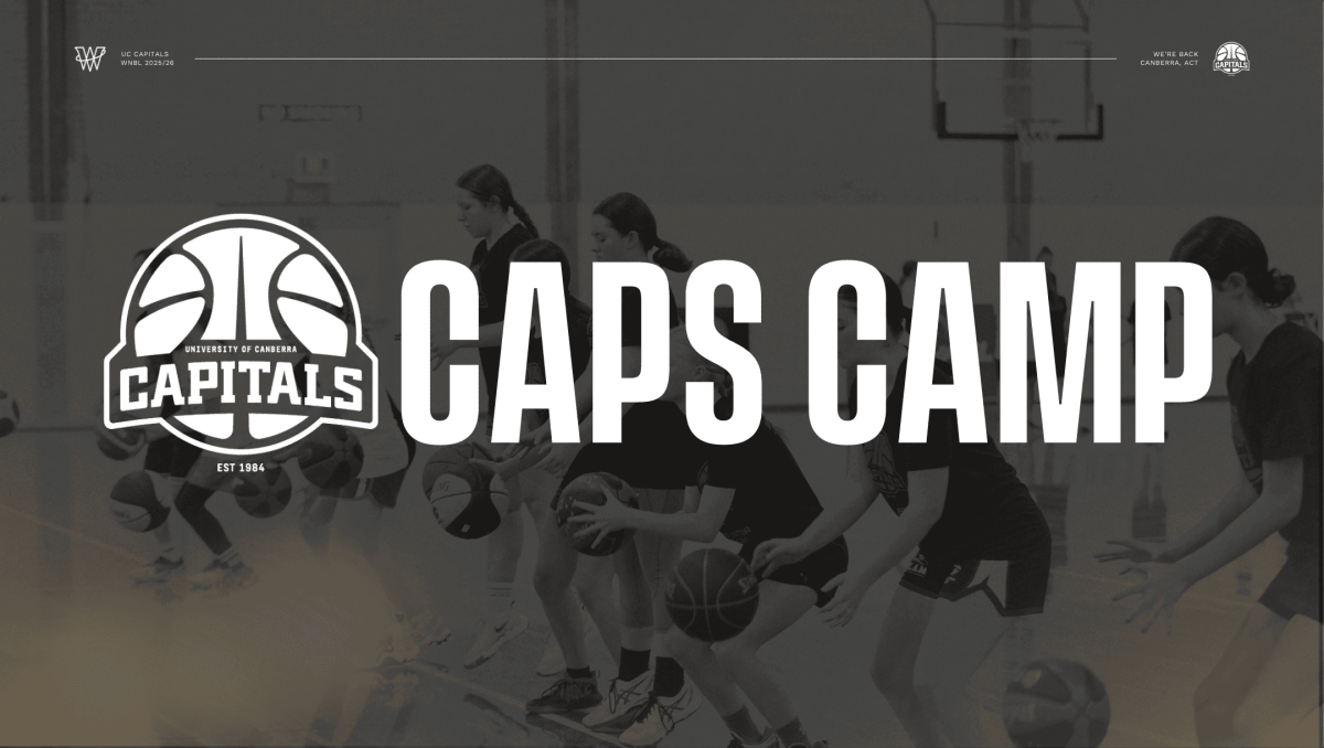 UC Capitals Caps Camp event poster