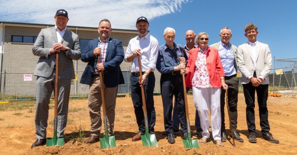 Building hope brick by brick as the next Canberra charity house rises in Whitlam