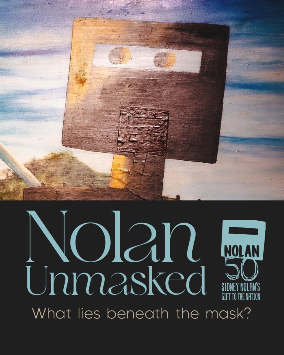 Nolan Unmasked event poster