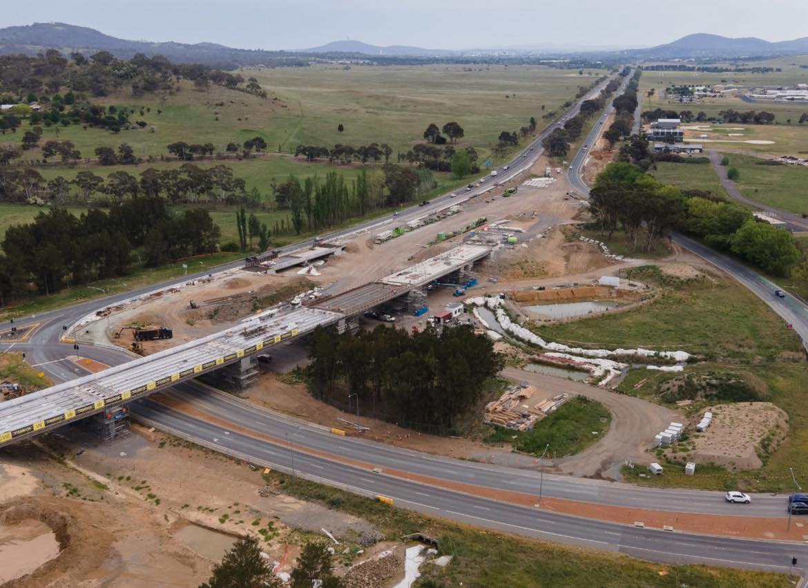 Monaro Highway roadworks