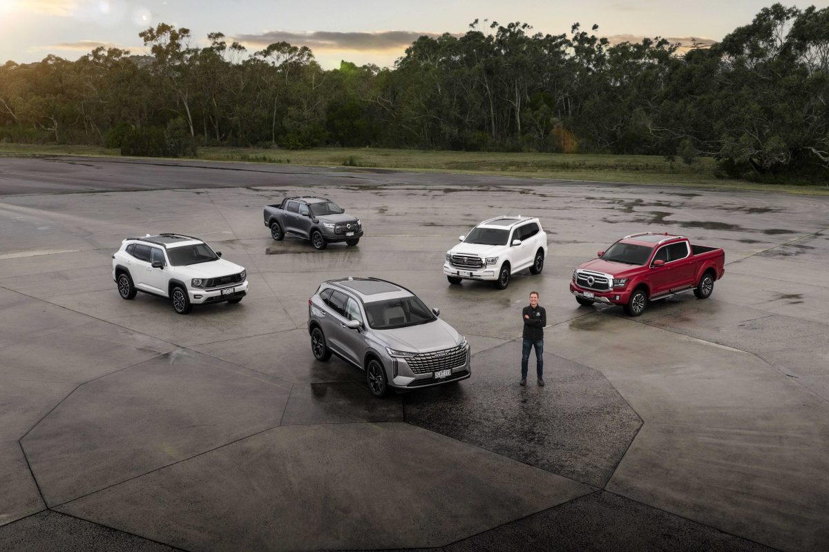 GWM vehicles at Lang Lang, Victoria