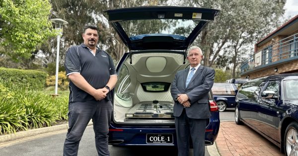 Inside the custom Mercedes that carries Canberrans on their final ride