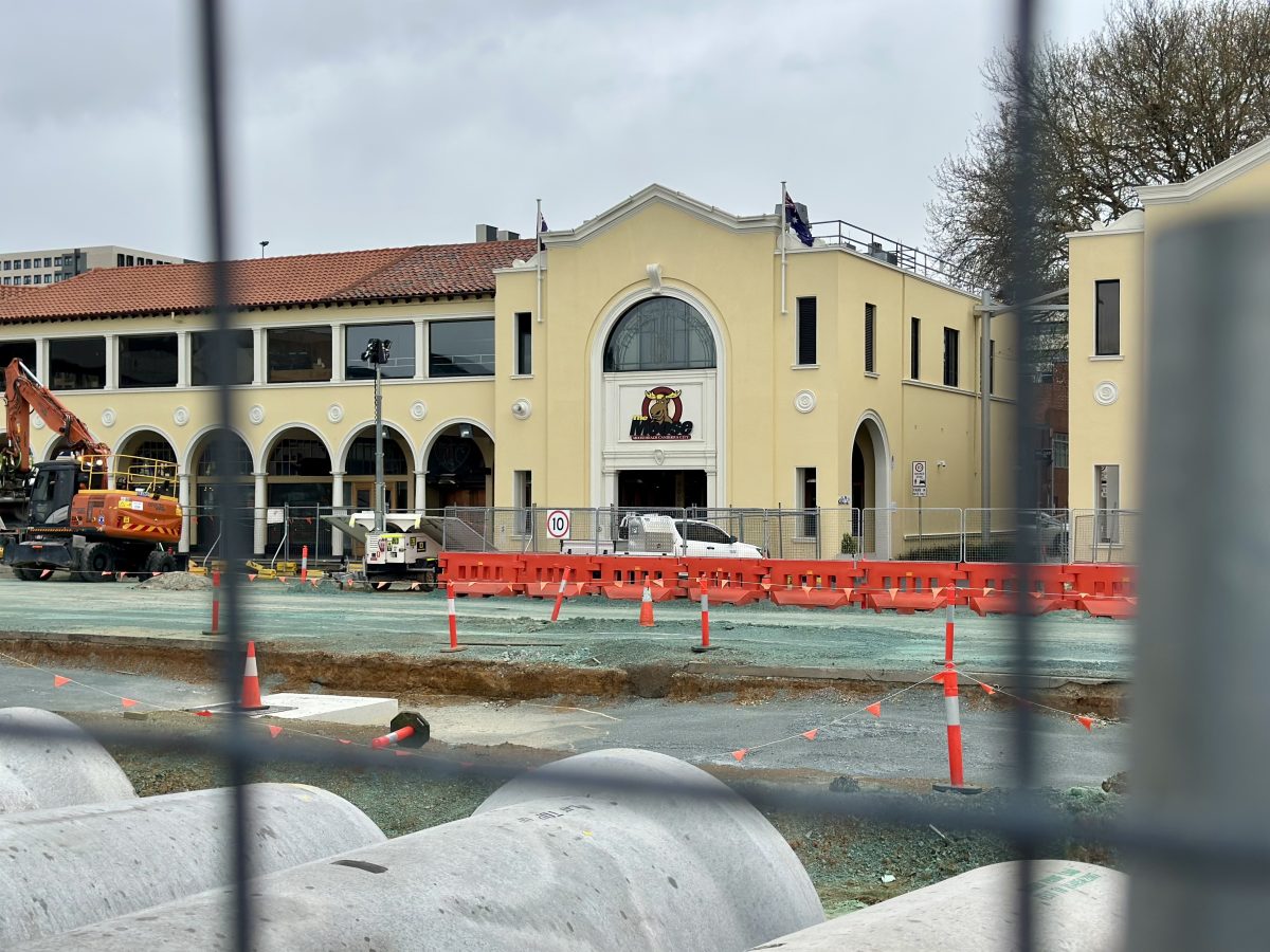 Light-rail construction, city