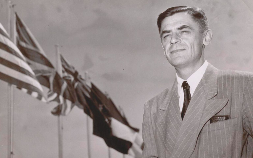 Sepia photograph of diplomat William Douglass Forsyth