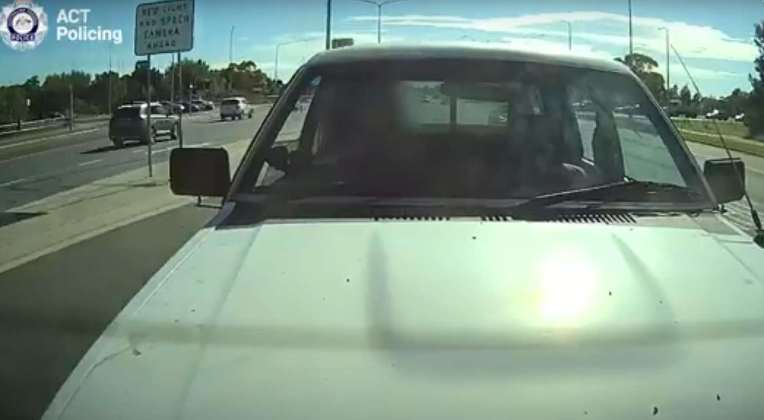 Michigan Addison Bullock is filmed ramming the car of one of his victims.