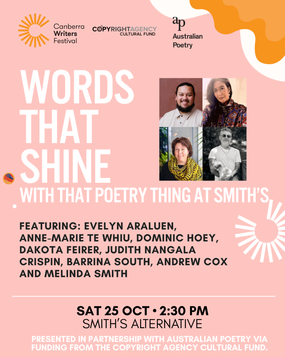Words That Shine event poster