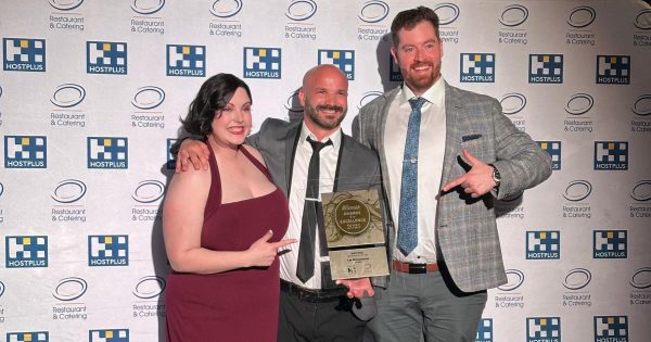 Canberra takes out top gong at the national Restaurant and Catering Association Awards for Excellence