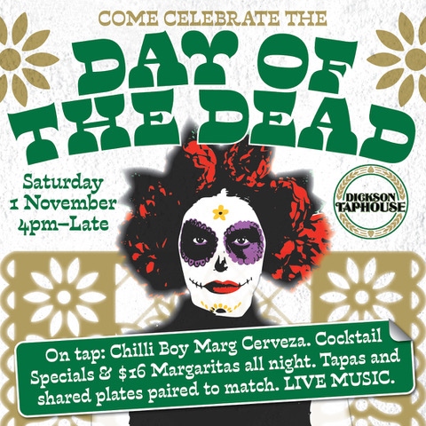 Day of the Dead event poster