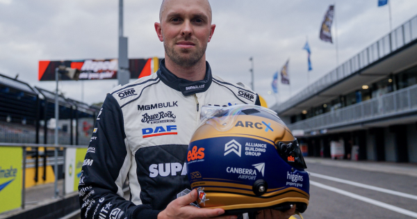 Canberra V8 Supercar driver Cameron Hill is about to do his most daring feat yet