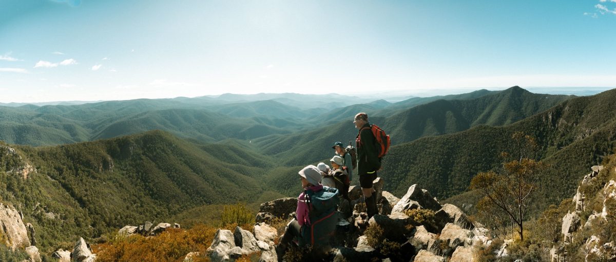 mountain top view