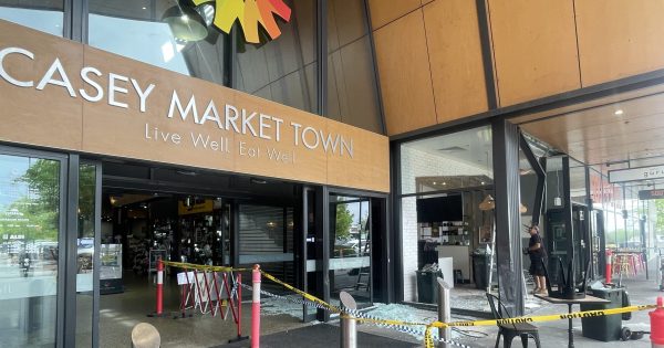 Forensics team investigating latest ram-raid at Casey's Coffee Guru