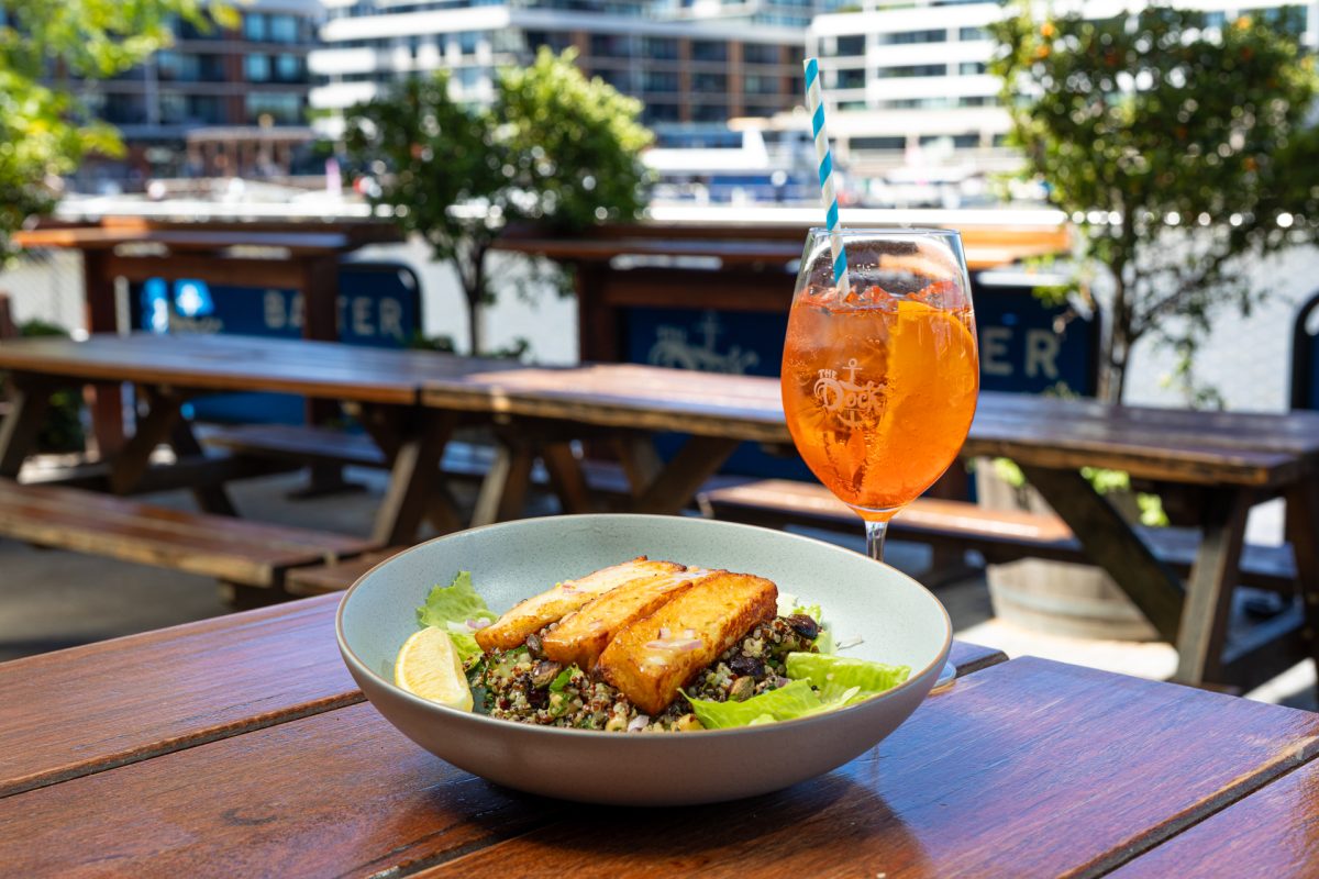 The halloumi nourish bowl at The Dock.