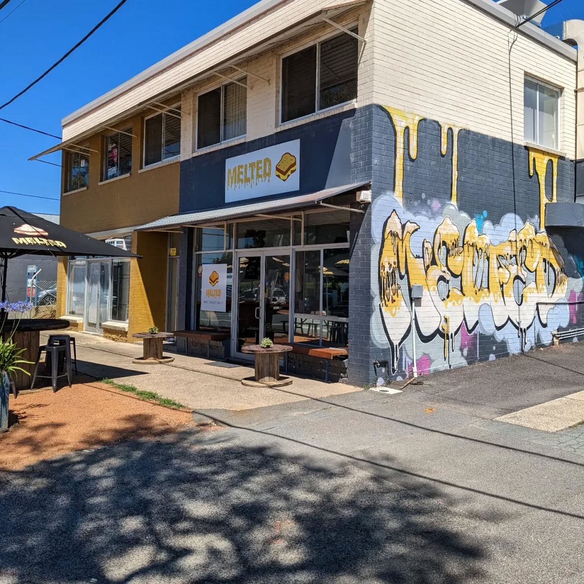 Exterior of Melted shopfront.