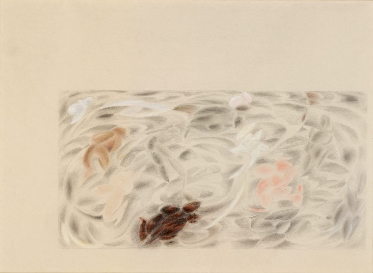 A pale colour drawing