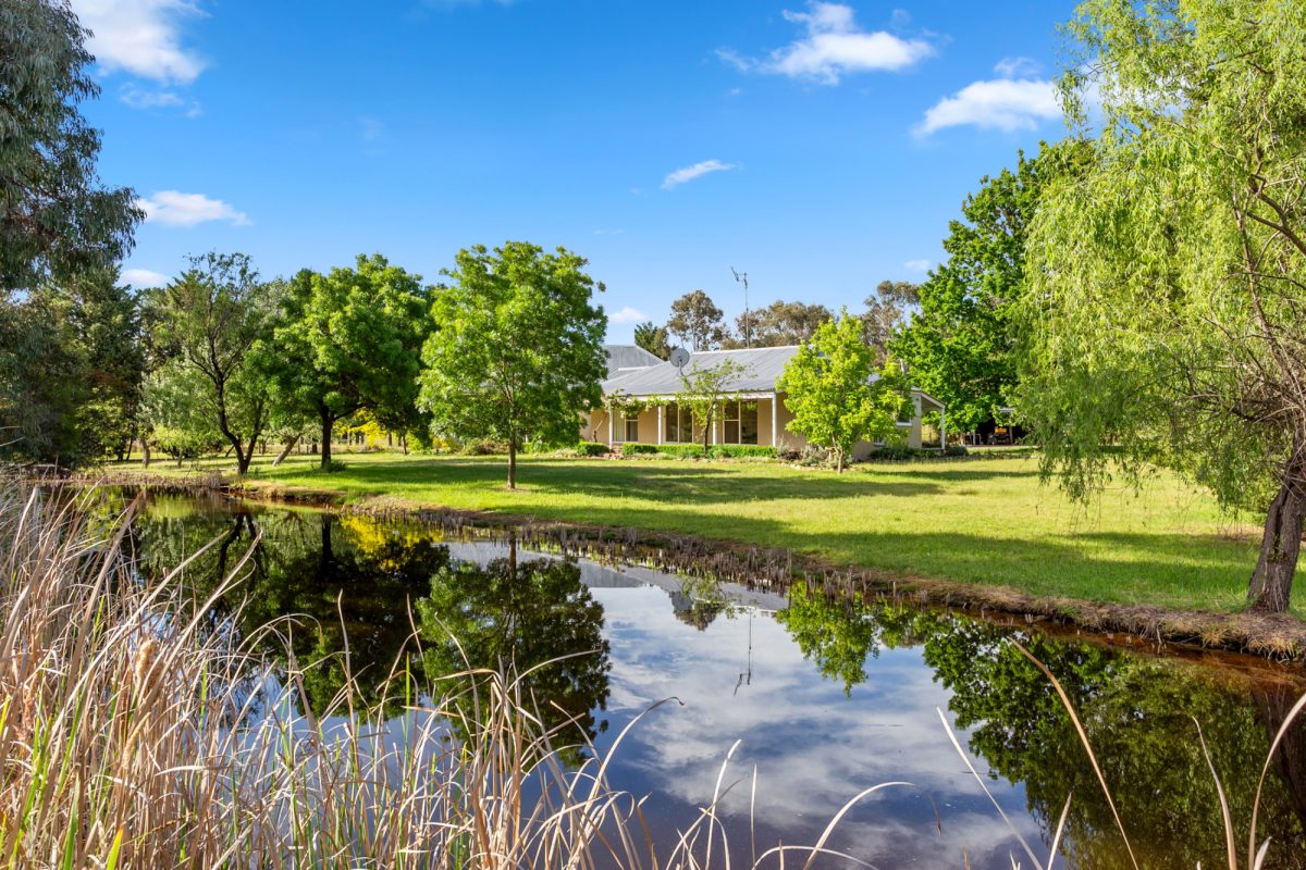 England's Creek with home in background