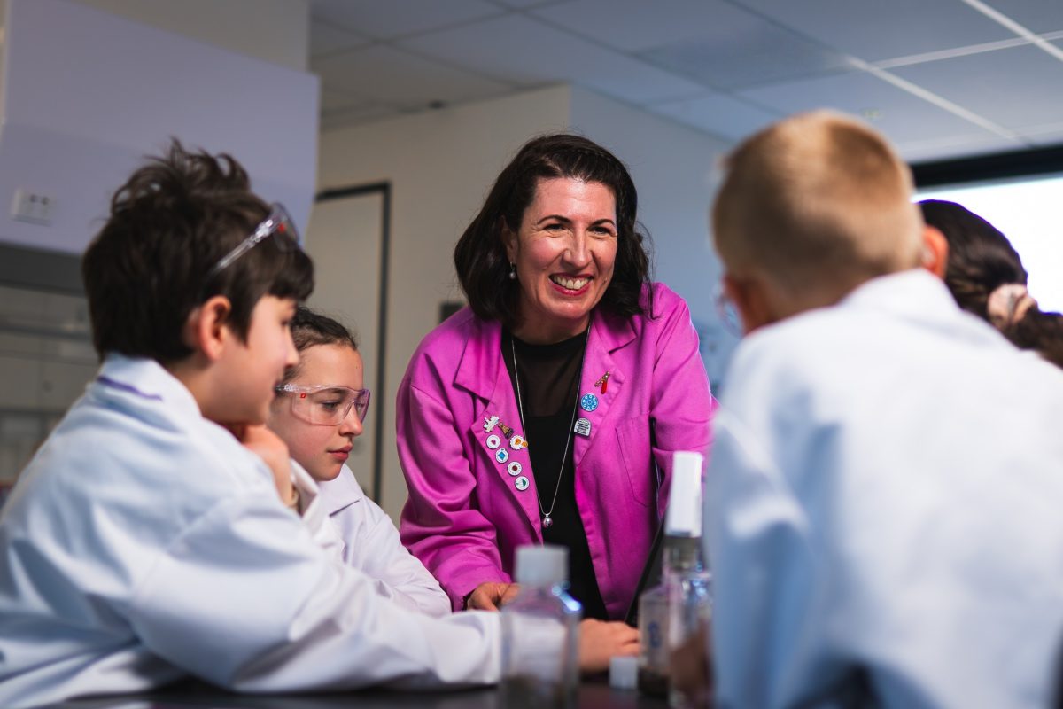 Primary school science lesson