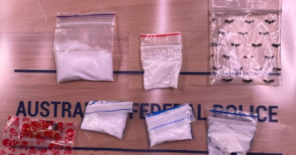 Man arrested near Gungahlin school, charged with one count of trafficking cocaine
