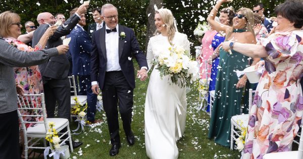 Prime Minister and Jodie Haydon married in secret Lodge wedding