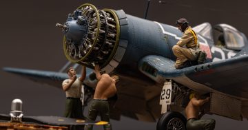 Tiny tanks, planes, cars (and orcs) are taking over Thoroughbred Park this weekend