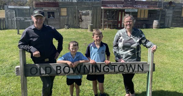 A blast from the past for Bowning youngsters ... and it's just across the road