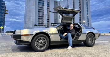 Few cars draw attention like the 'CBR DeLorean' - especially now