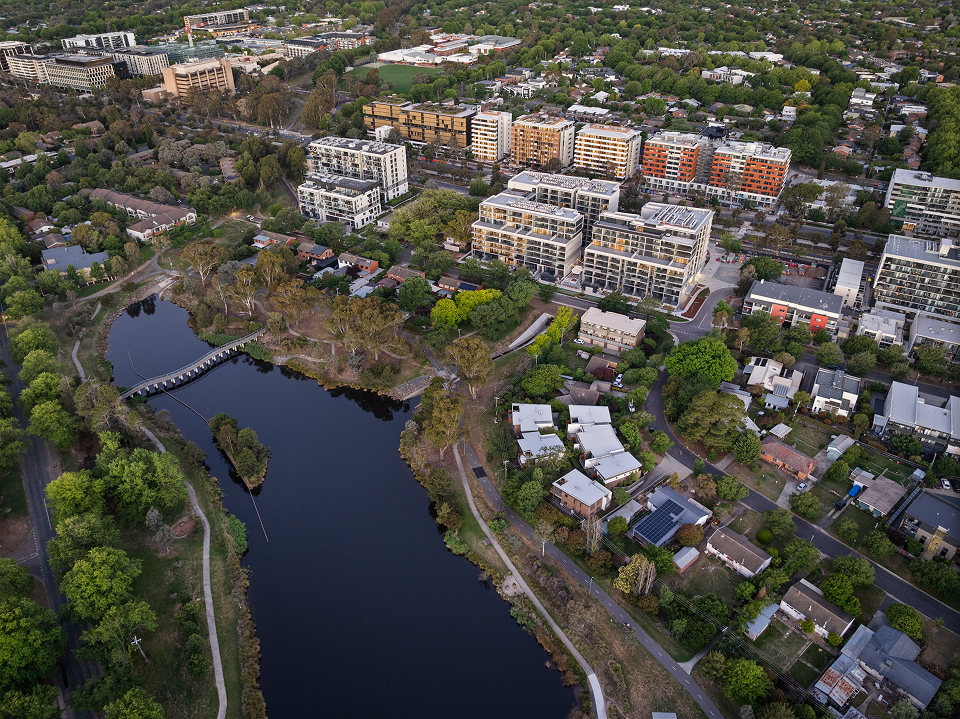 aerial shot of De Burgh
