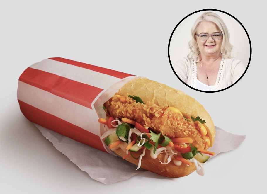 kfc bahn mi with bree winchester inset