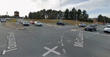 Traffic chaos after two-car crash on Cotter Road