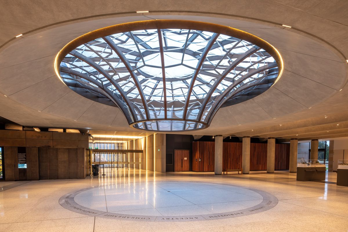 round ceiling window