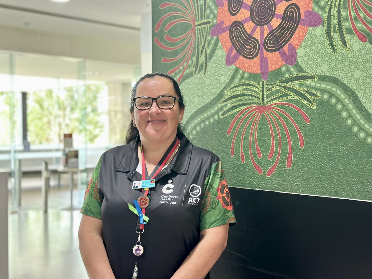 Indigenous hospital worker