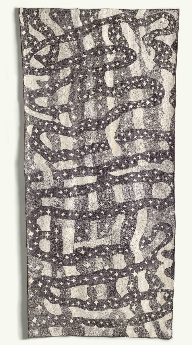 Starry, starry night - black and grey version