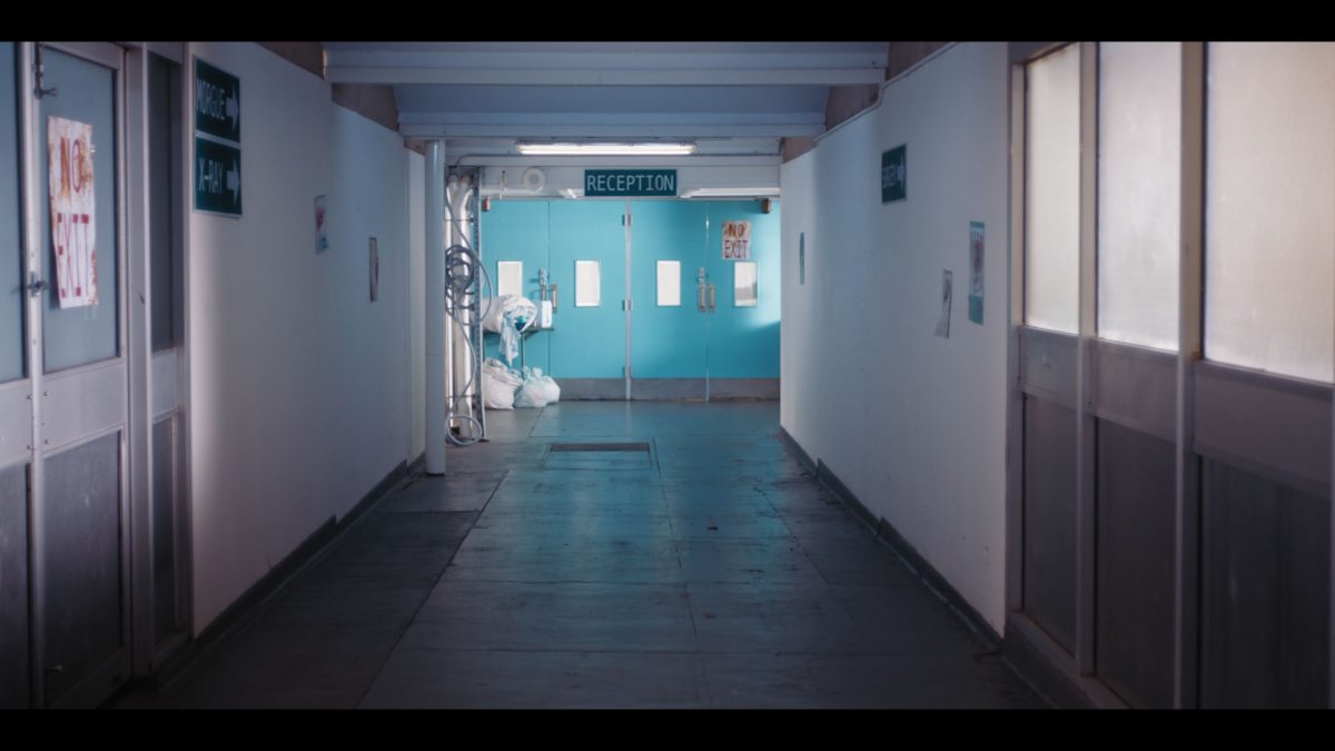 School or hospital corridor