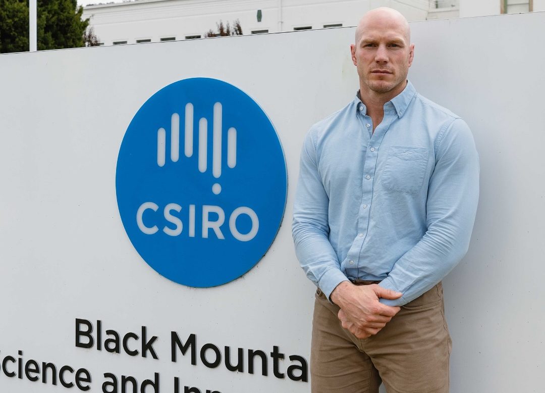 David Pocock outside CSIRO