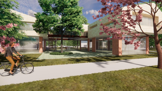 artist mock-up for Wakefield Gardens