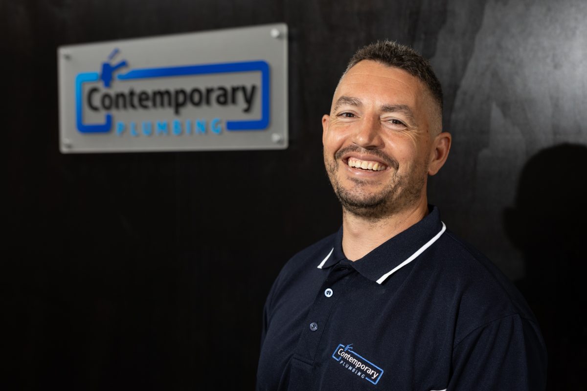Contemporary Plumbing service manager Dom Thornton 