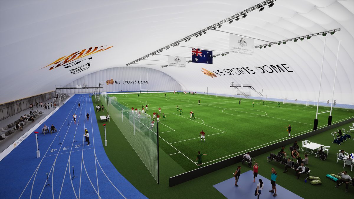 Indoor Sports Dome artist render