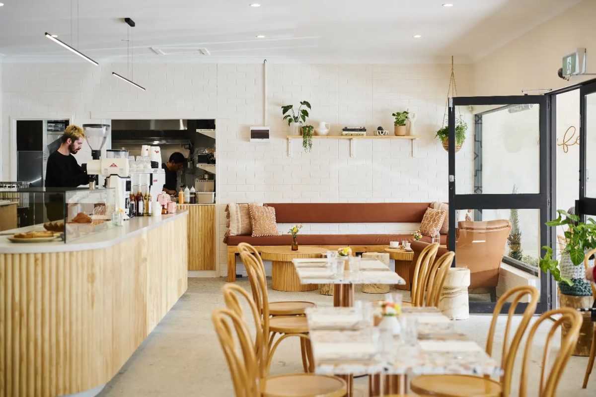 Interior of Cafe Blanco/