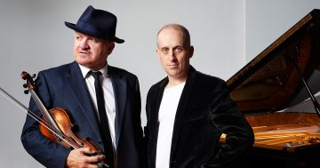 Simon Tedeschi and George Washingmachine in concert at Tuggeranong Arts Centre