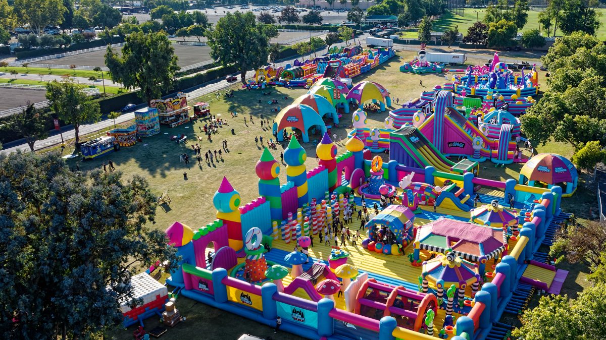 aerial view of Big Bounce Australia