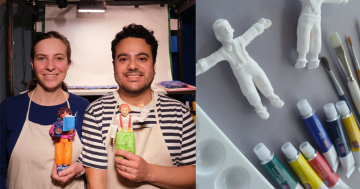 Figurine painting workshop with Eleanor & Giovanni