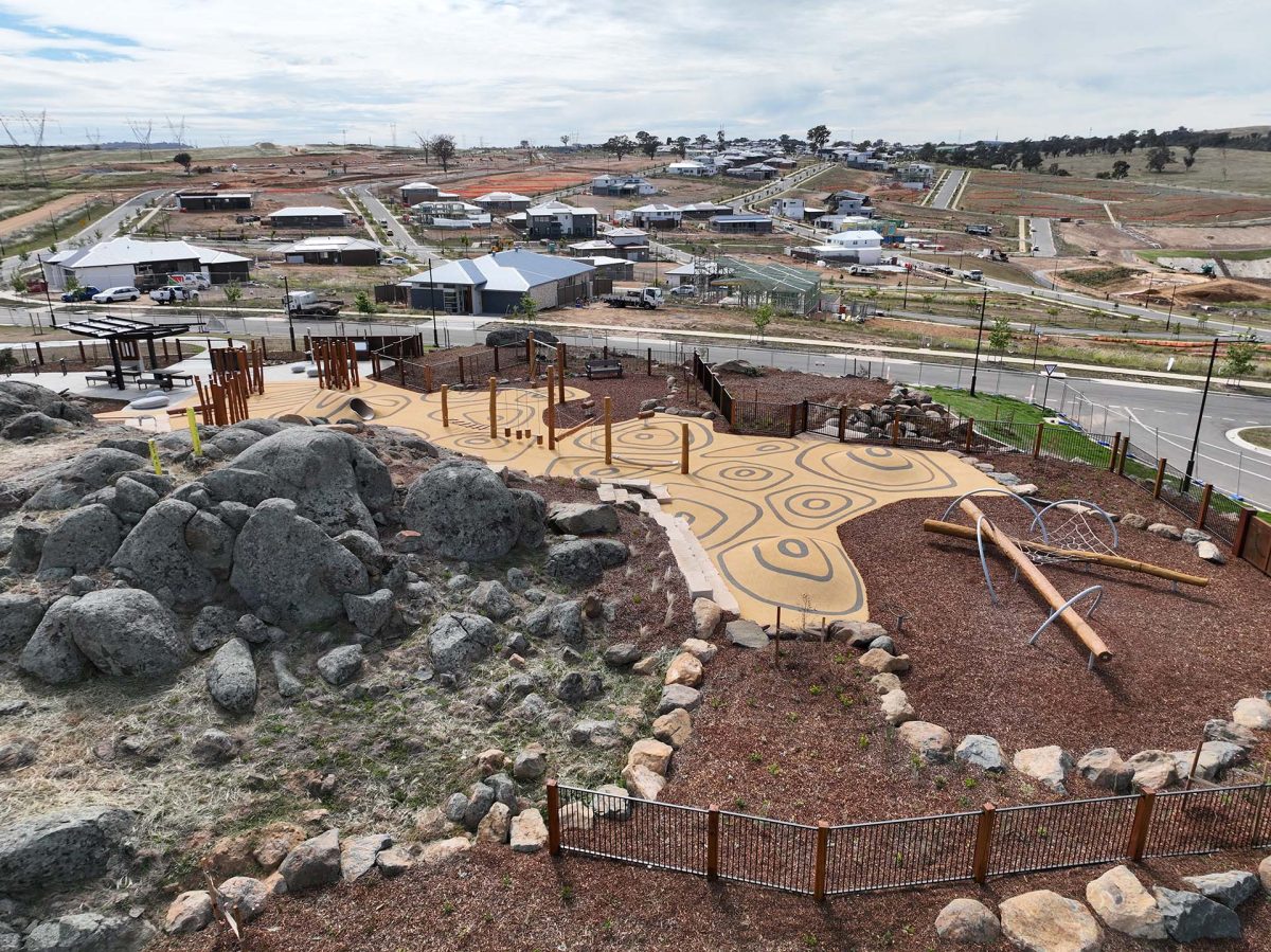 Aerial view of Macnamara Nature Park