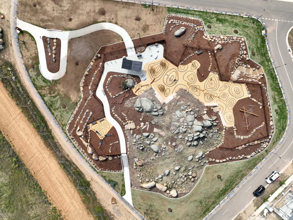 Aerial view of Macnamara Nature Park